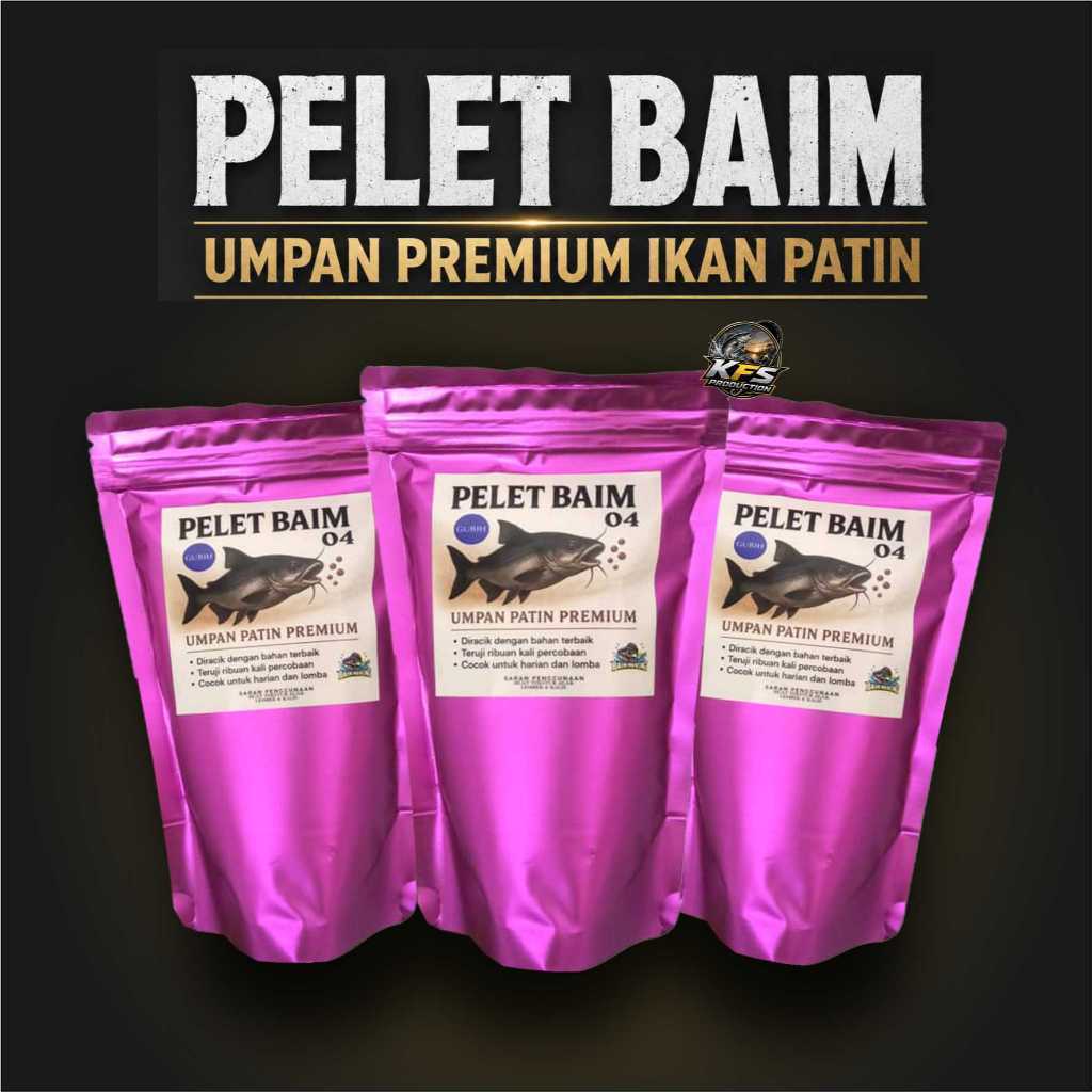 Baim 04 Pellets Premium Patin Pellets Daily Galatama Competition Baim Fishing