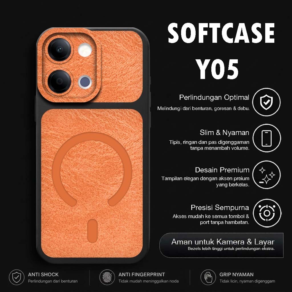 HP Macaron Softcase Motif สําหรับ VIVO Y05 - เคสโทรศัพท์ VIVO Y11D - ฟิล์มกันรอยโทรศัพท์ VIVO Y05 - 