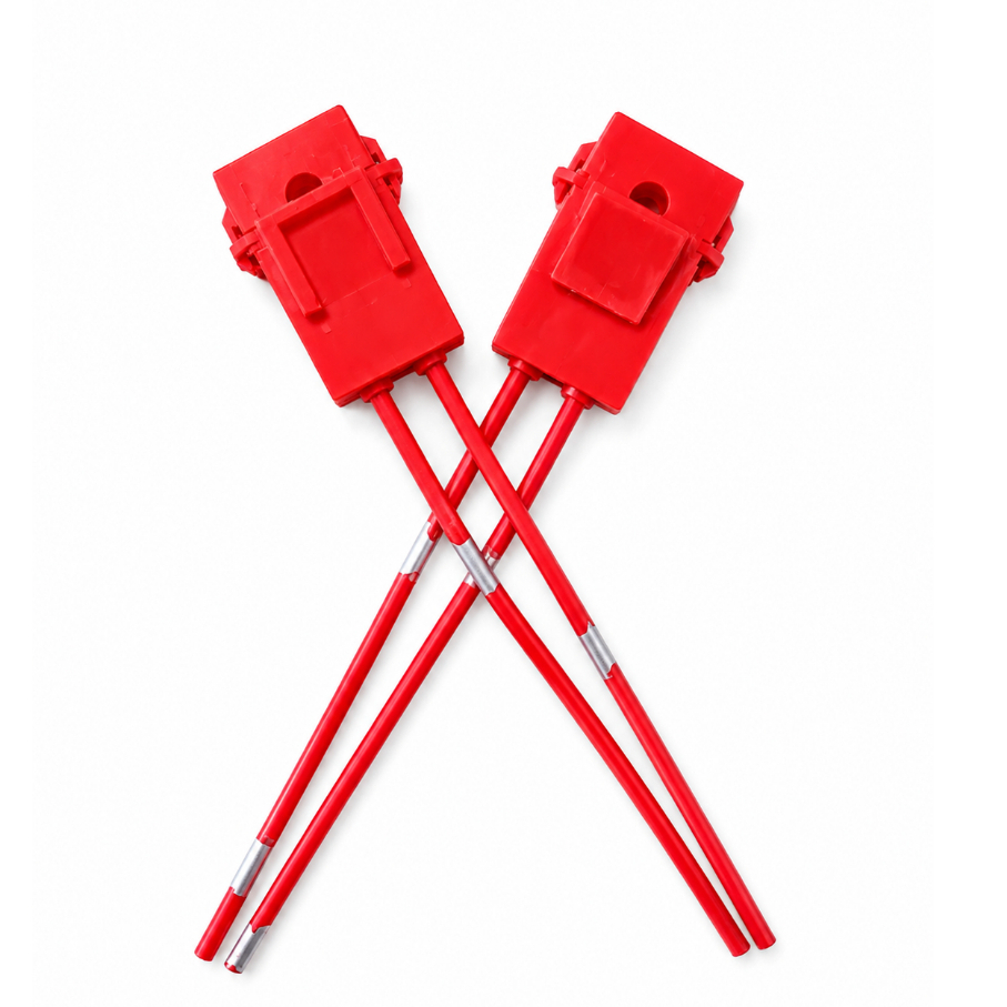 MERAH RED CERAMIC FUSE HOUSING 2 สาย HOLDER FUSE HOUSING FUSE BOX DX TANCAP