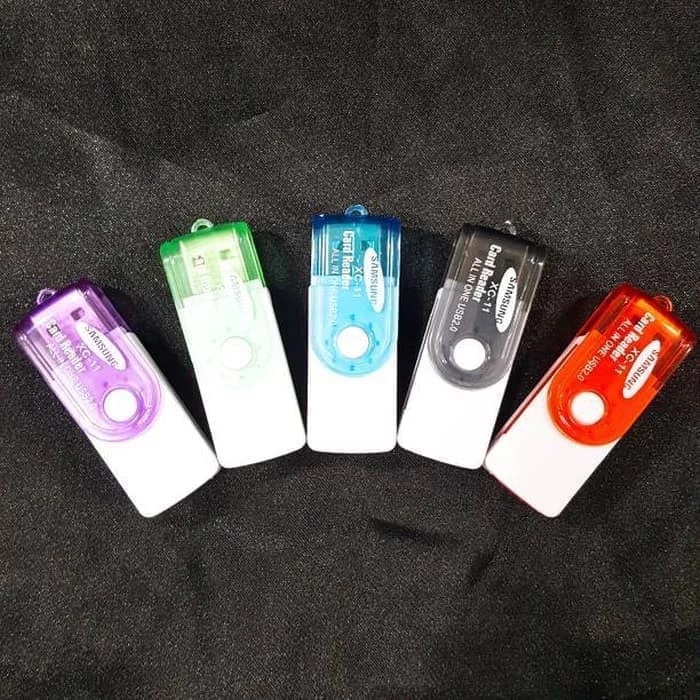 Card READER การ์ดหน่วยความจํา USB 4 SLOT All In One Card READER หลาย / USB