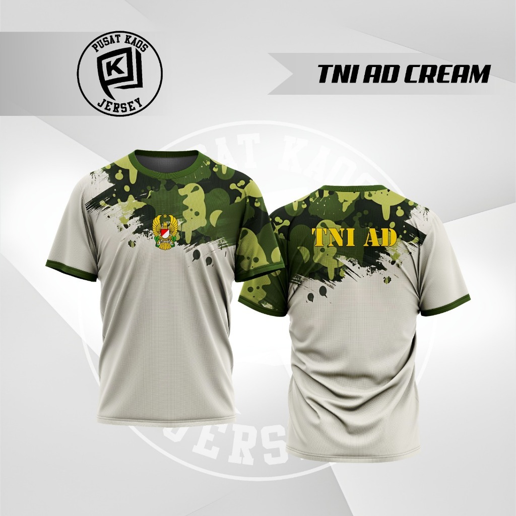 TNI AD JERSEY CENTER CREAM SUBLIMATION PRINTING