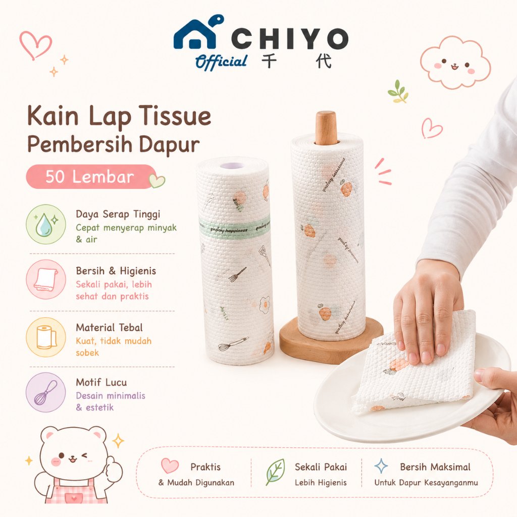 KITCHEN CLOTH TISSUE ROLL TISSUE ROLL KITCHEN CLEANING ROLL