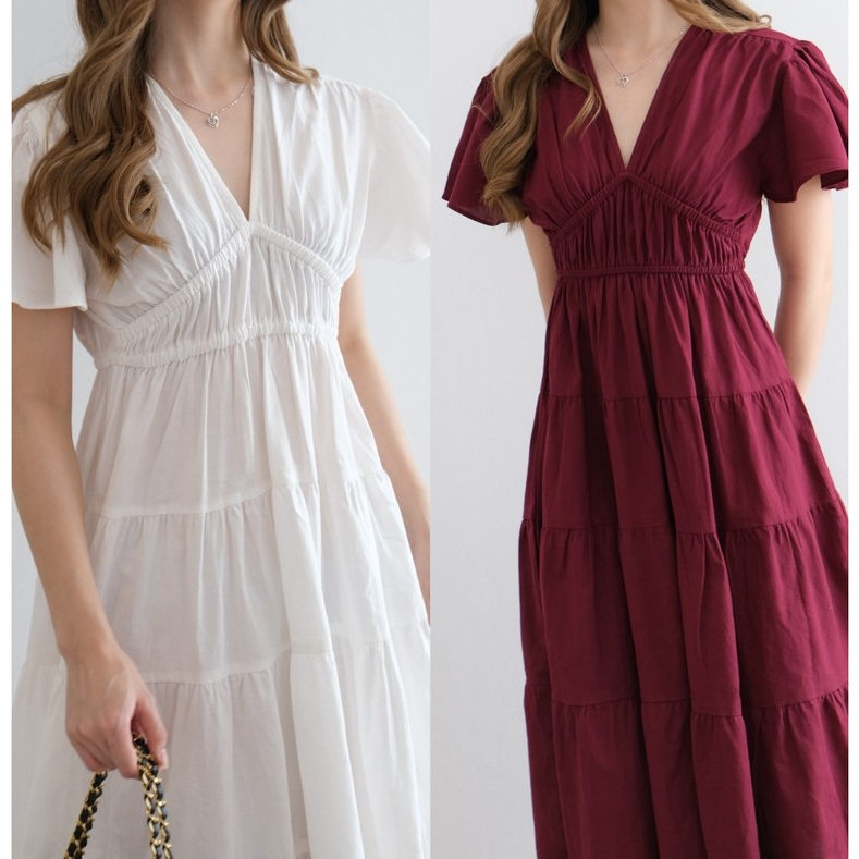 Megan Ruffle Dress**