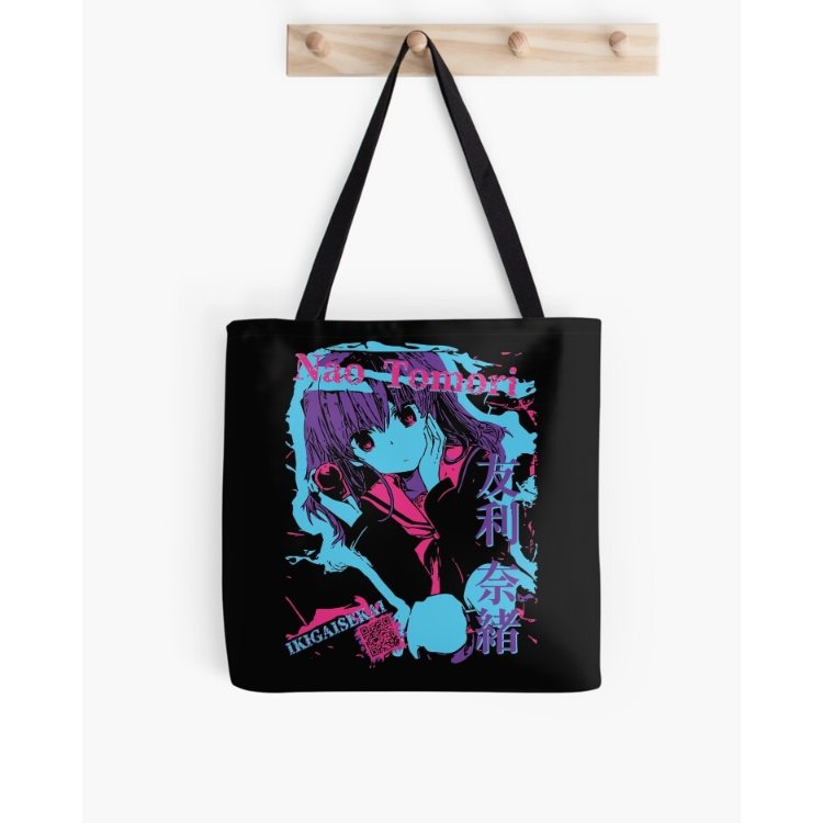 Nao Tomori charlotte Tote Bag สีดํา