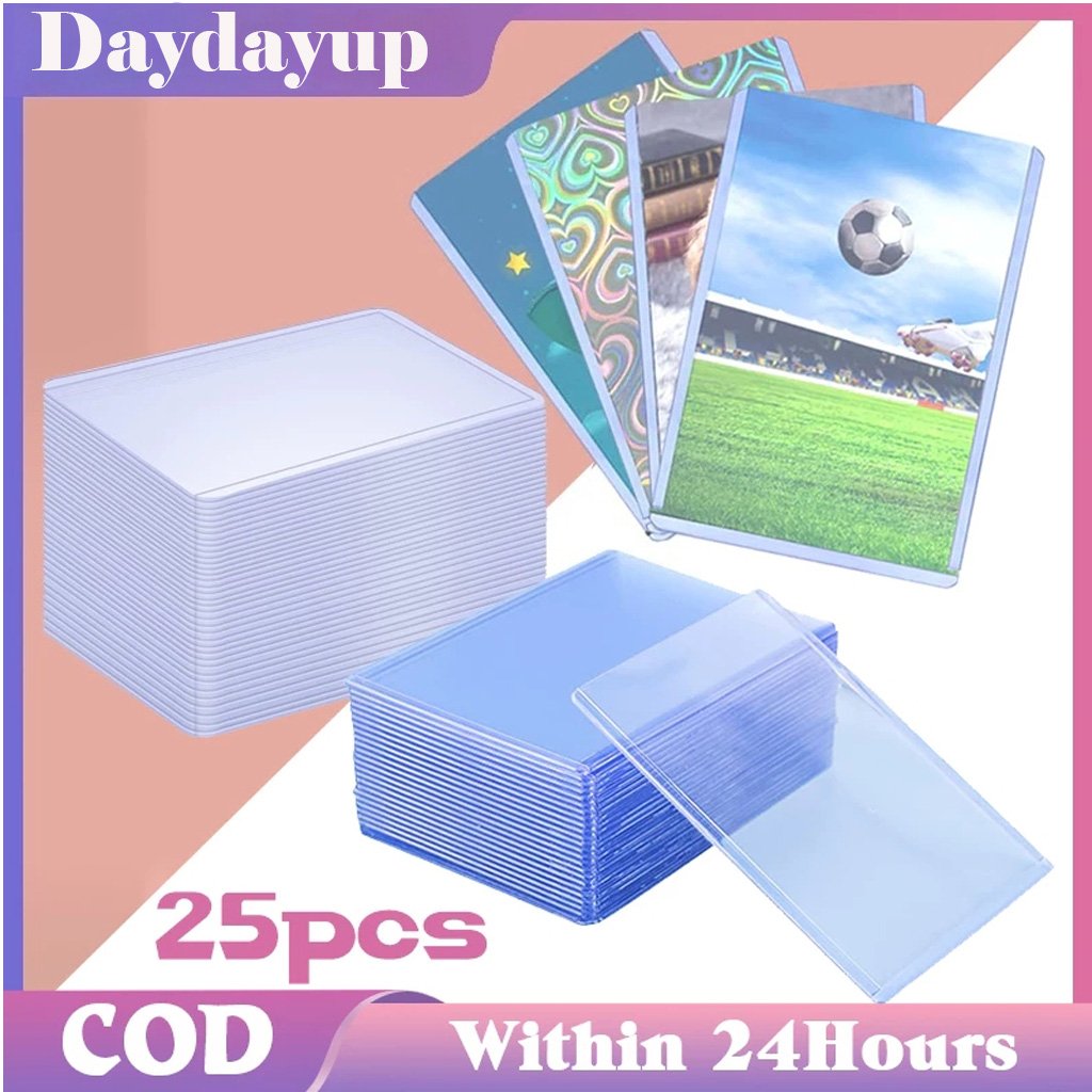 25 ชิ้นโปร่งใสการ์ด Protector Toploader / Pokemon Card Sleeve / Photocard Toploader / Pokemon Card P
