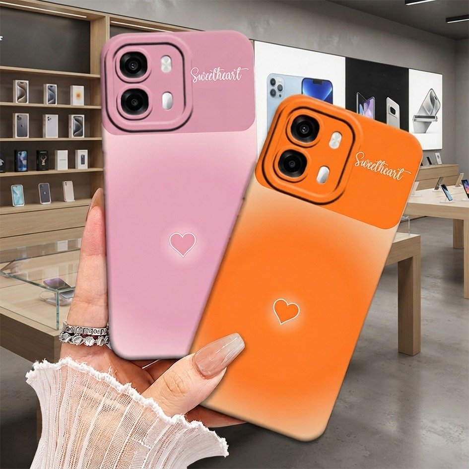 Mimicase_id Softcase HP Compatible For OPPO A57 4G - A57 2022 - A57S - A77S Silicone Casing - Clear 