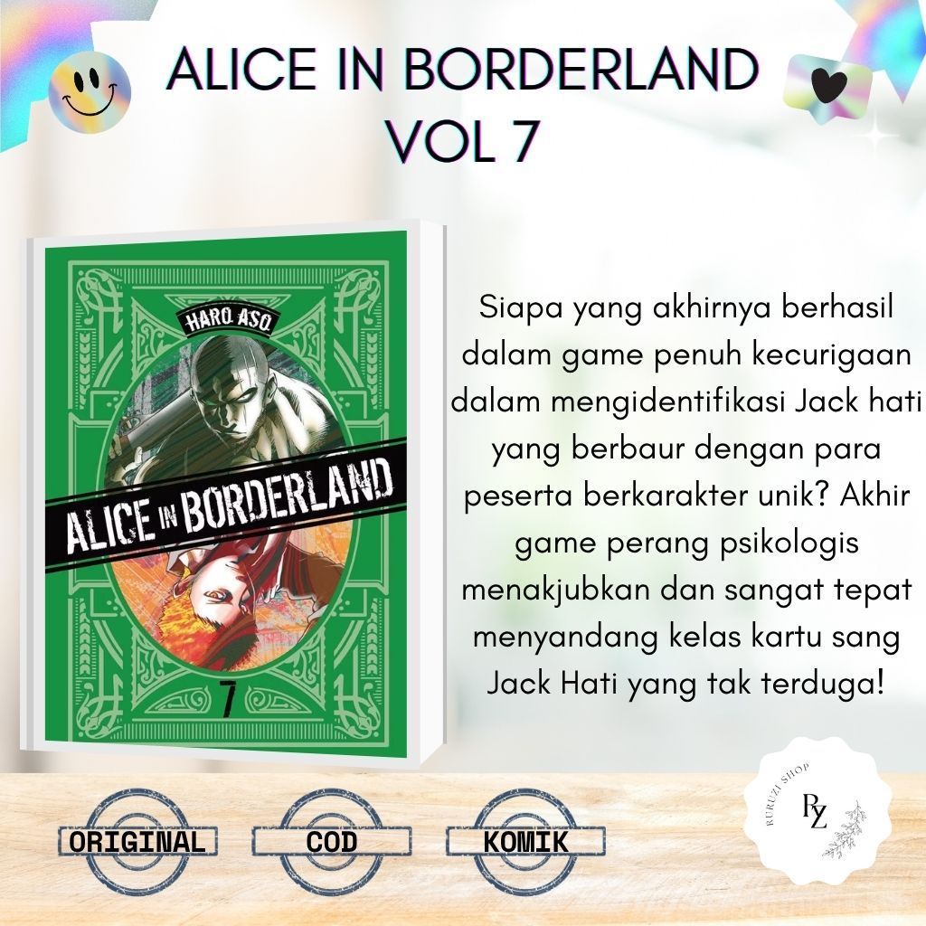 Alice In Borderland Comic Series Vol 7 By Haro Aso