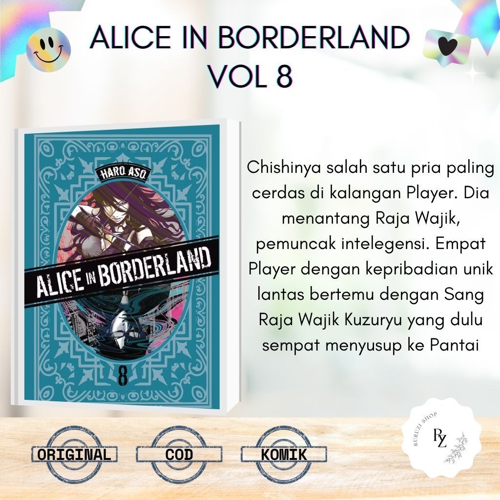 Alice In Borderland Comic Series Vol 8 By Haro Aso