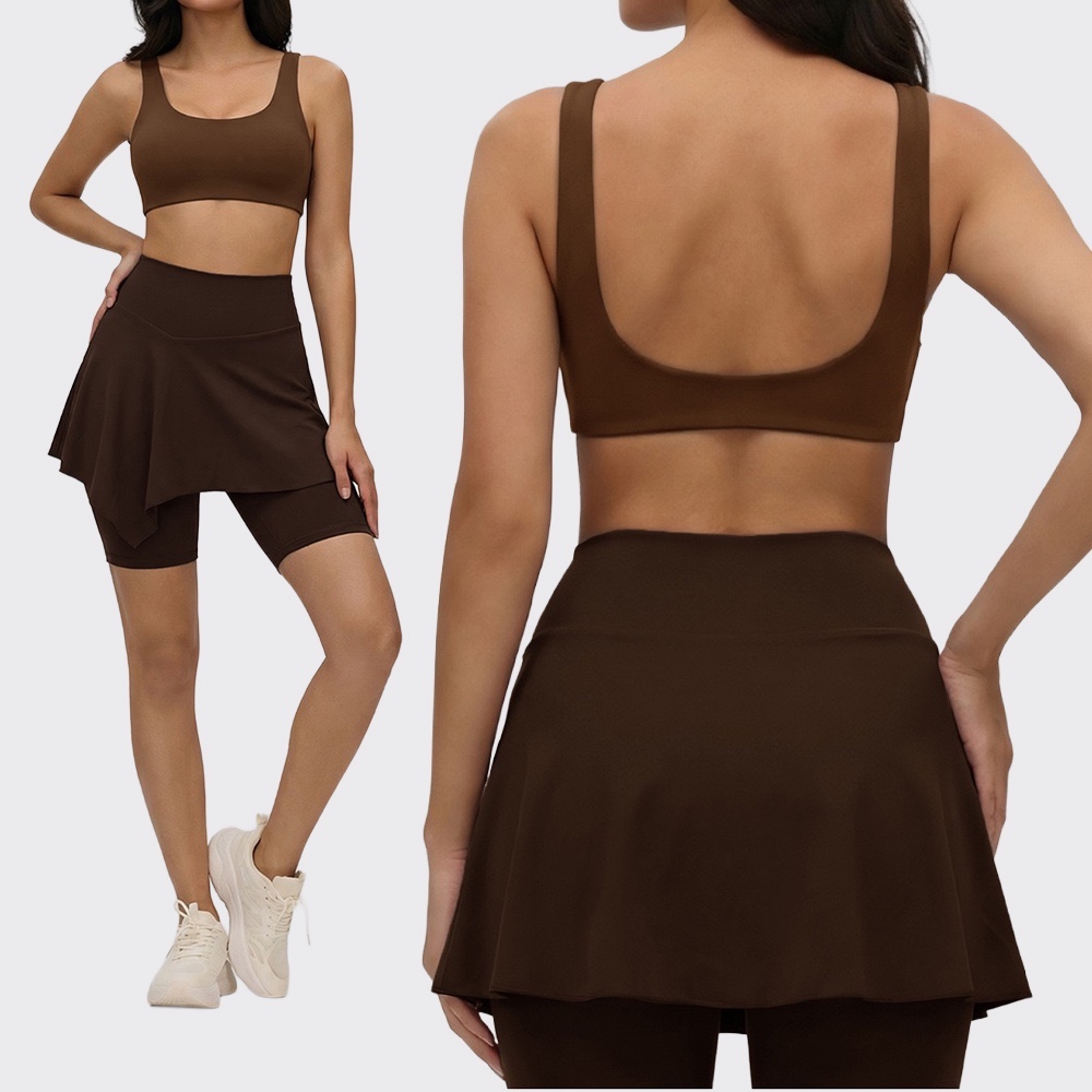 Kylie Sport U-Neck Sport Bra - Body Hug Sport Bra Sporty Classic Simple Look Gym Activewear ผู้หญิง