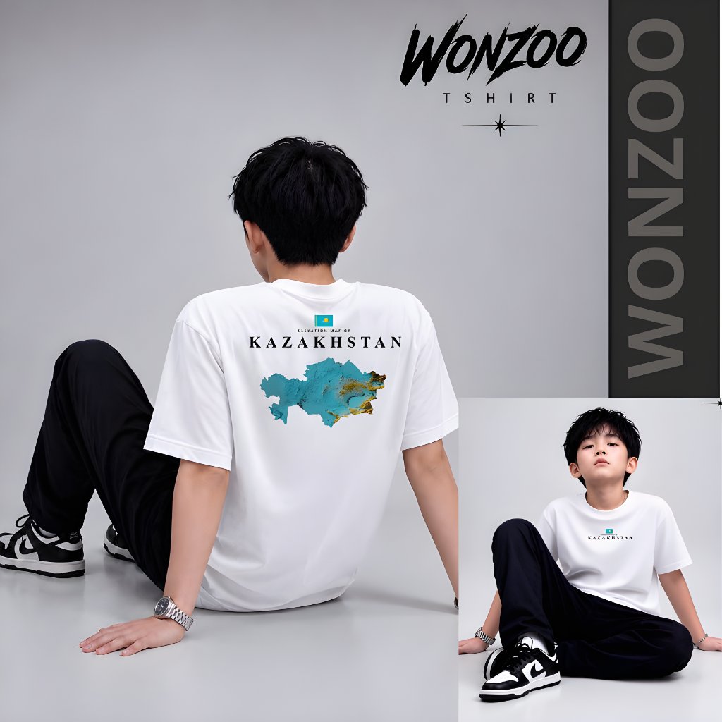 CHILDRENS TSHIRT SOUVENIR/SOUVENIR KAZAKHSTAN ALMATY - คุณภาพระดับพรีเมียม