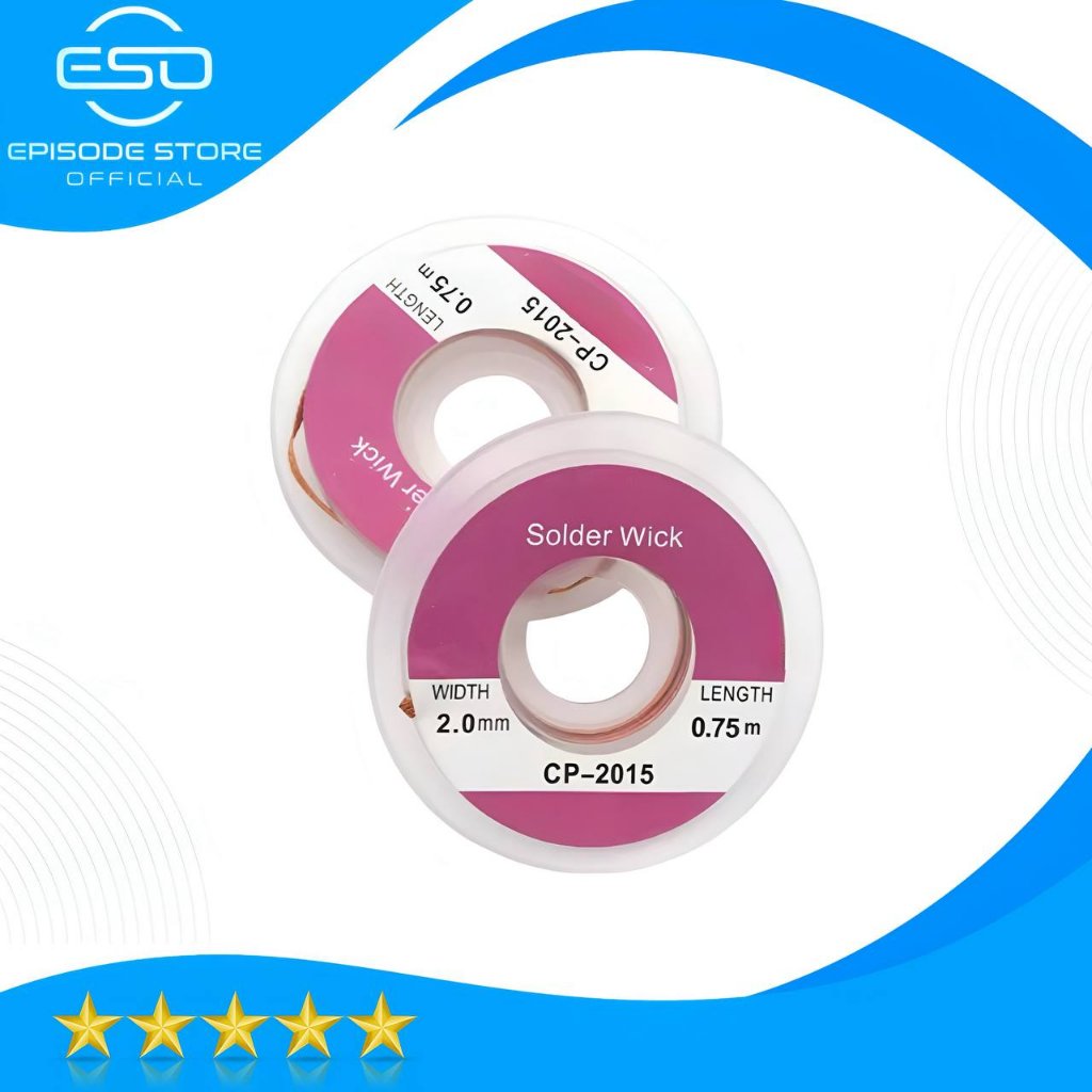ใหม่ 2.0 มม. Solder Wick Tin Cleaner