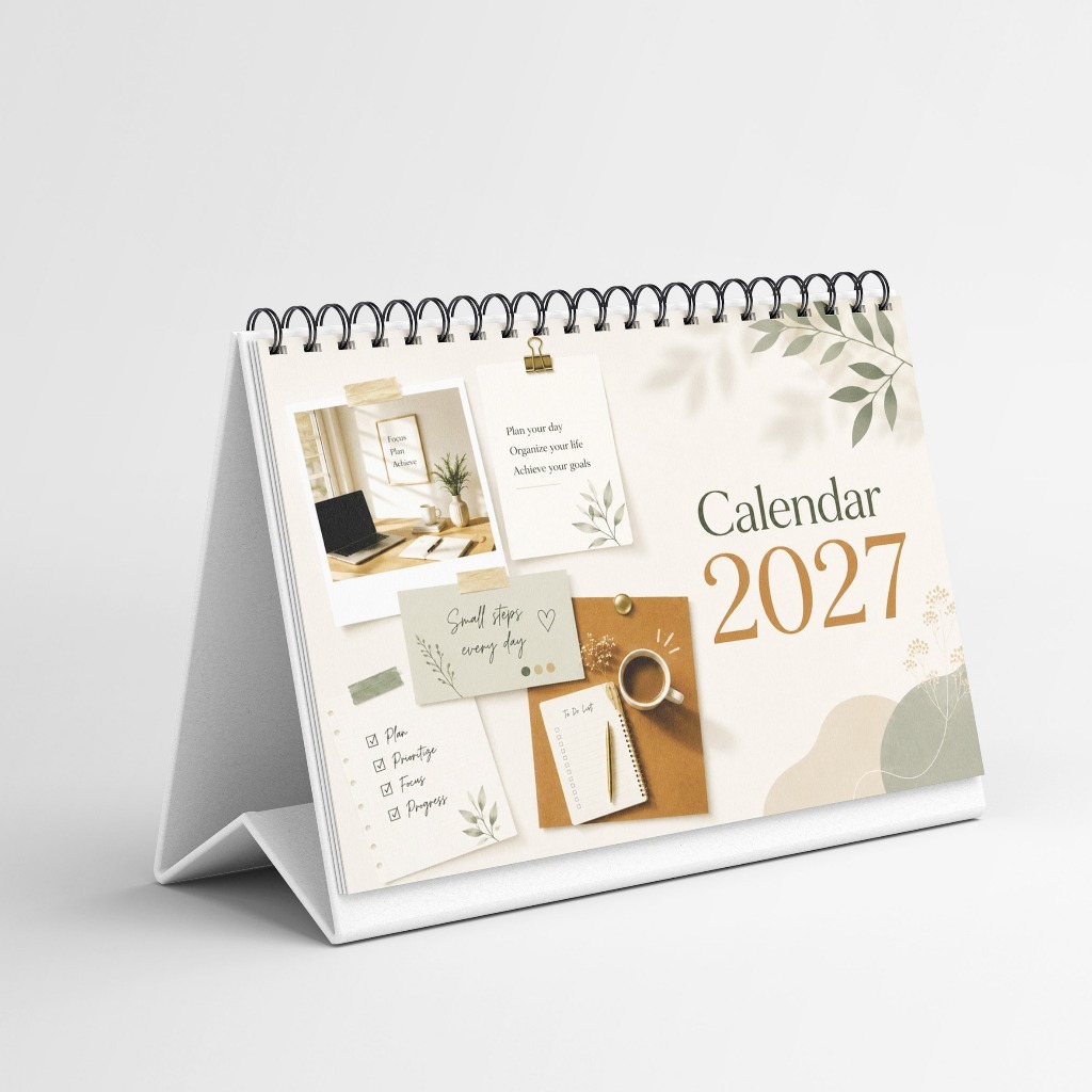 MINI DESK CALENDAR A6 2027 CALENDAR 2027 A6 MINI CALENDAR AESTHETIC CALENDAR 2027 CALENDAR