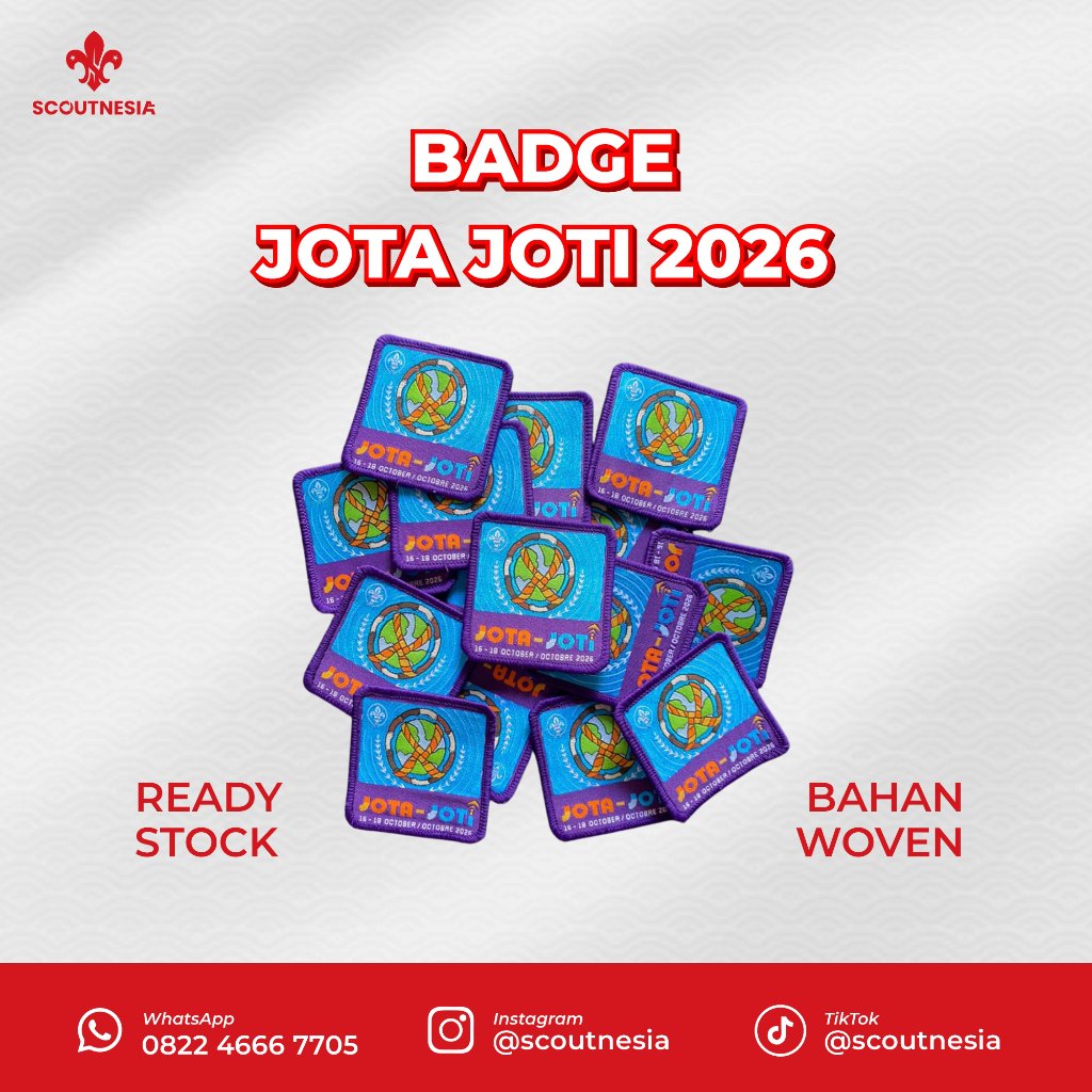 BADGE JOTA JOTI 2026/JOTI 2026/BADGE JOTA JOTI WOVEN