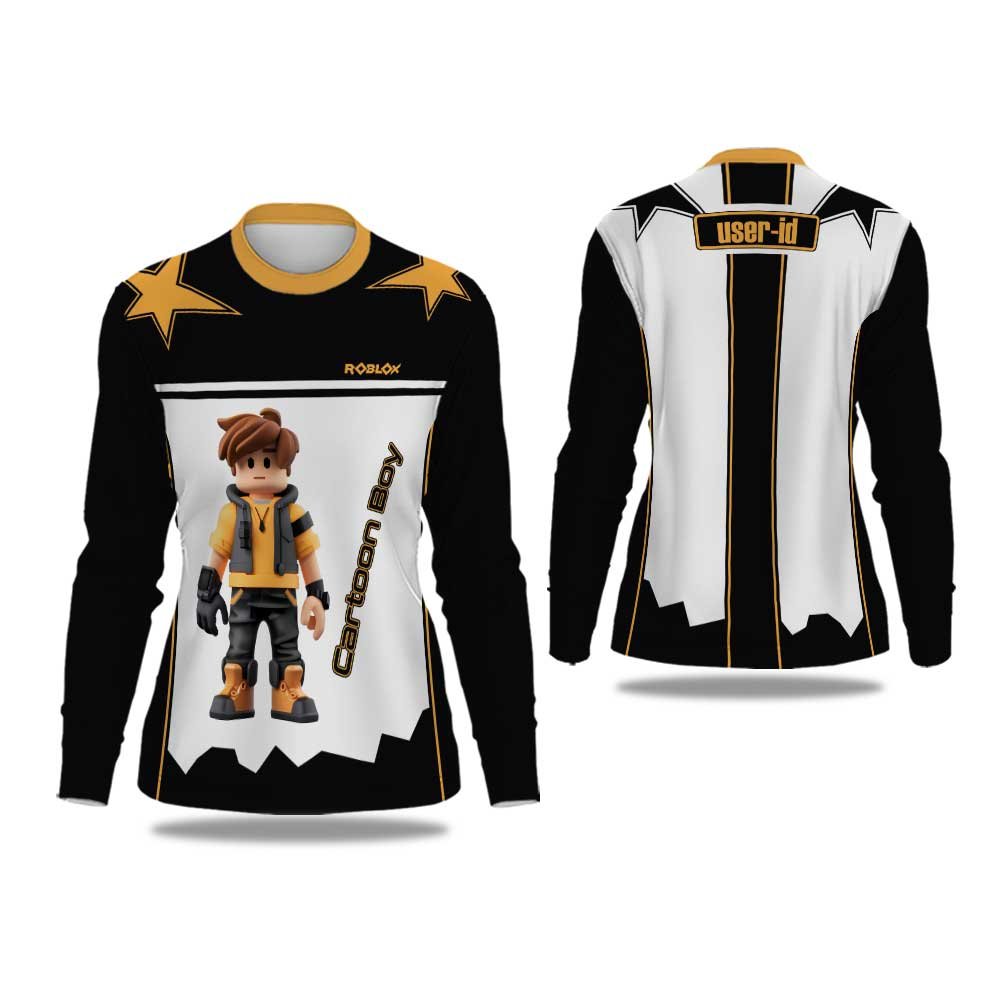 Roblox Jersey เสื้อยืดผู้หญิง / Roblox Fullprint Jersey Art-01