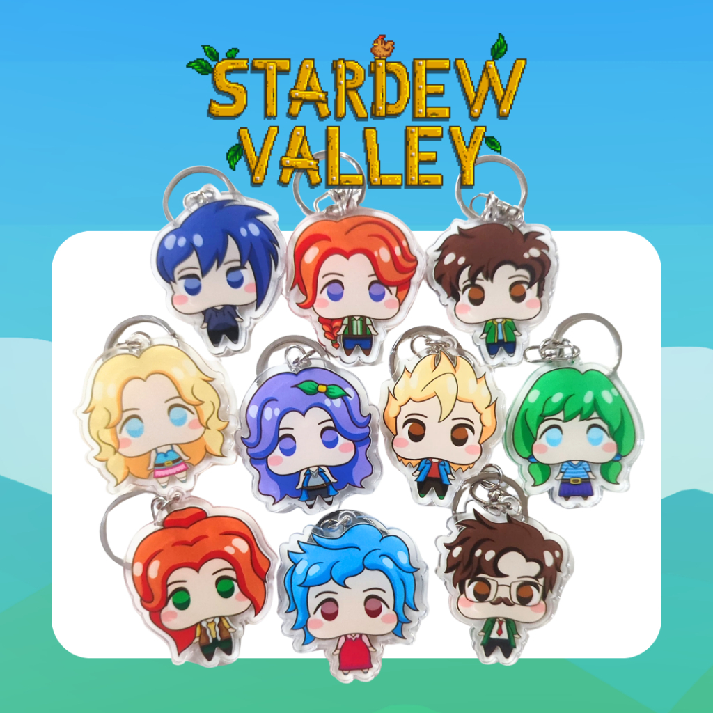 พวงกุญแจ GANTUNGAN Stardew Valley | พวงกุญแจ Stardew Valley | Stardew Valley Merch / แฟนเมอร์ช
