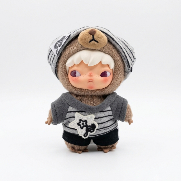 Doll Clothes Set 15 cm Cotton Human Doll Hirono Labubu Cotton Doll 15 cm