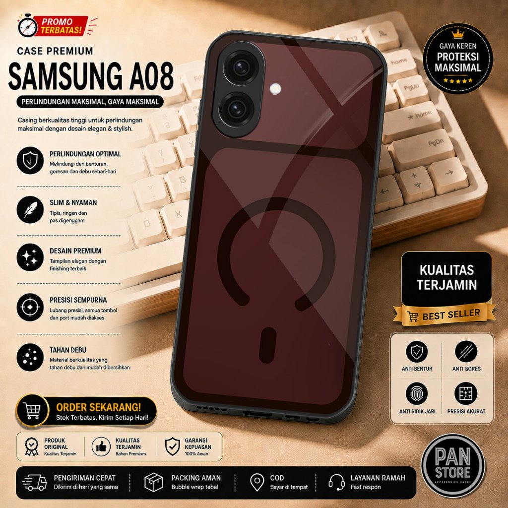 Softcase Glossy Case Samsung A08 ล่าสุด 2026 Case Hp Samsung A08 Case Samsung A07 Casing Samsung A07