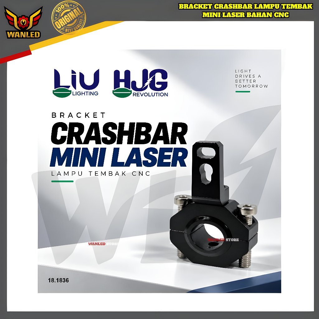 CNC Mini Laser Spotlight Crashbar Bracket