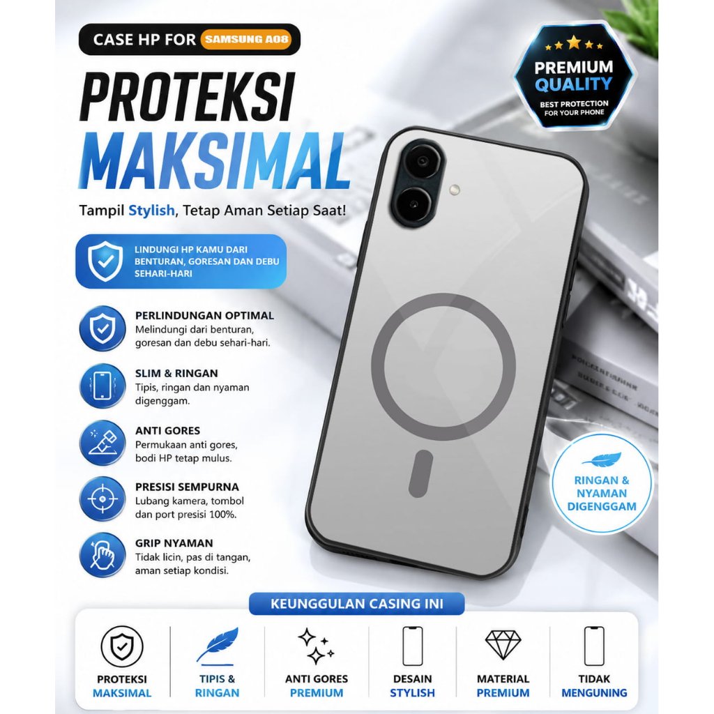 Softcase Glossy Case Samsung A08 ล่าสุด 2026 Case Hp Samsung A08 Case Samsung A07 Casing Samsung A07