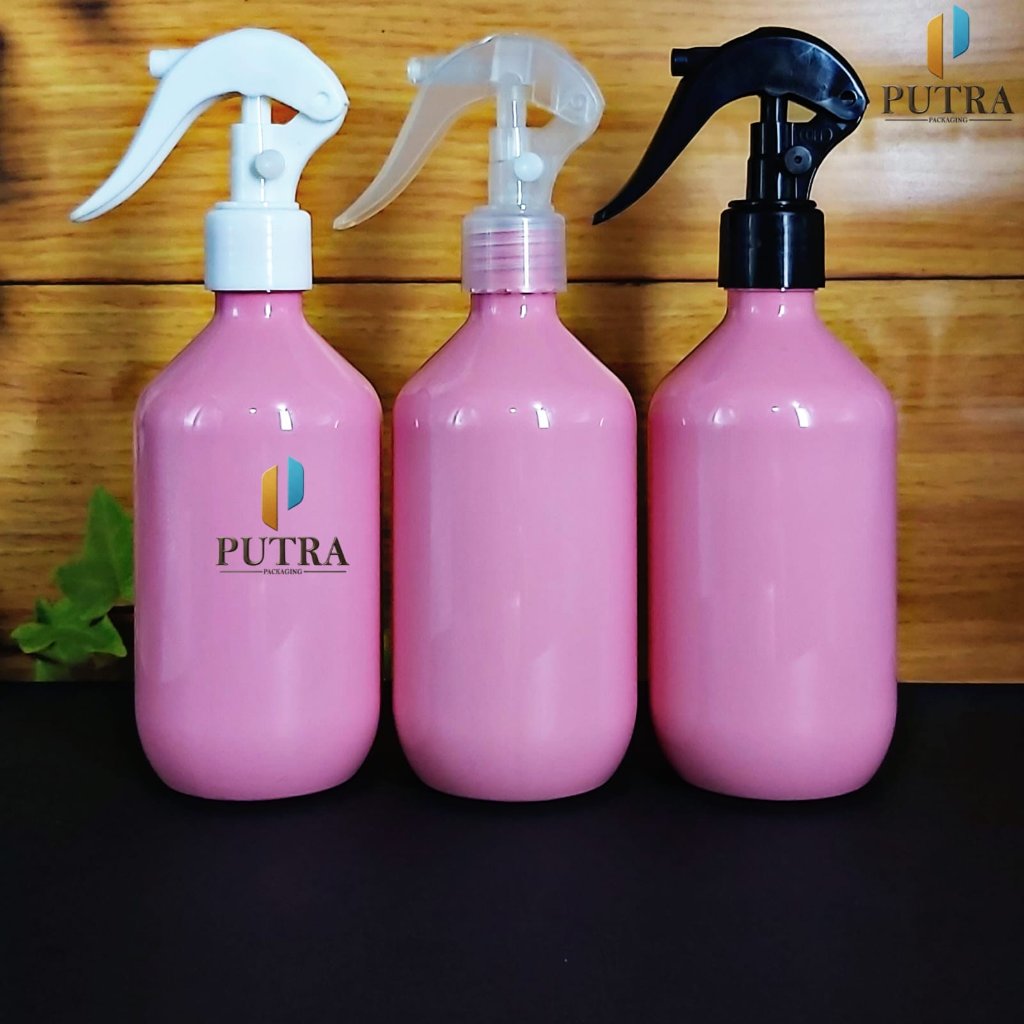 คอขวด TRIGGER 300ML 24 ขวดพลาสติก PET สีชมพู TRIGER AR / 300ML