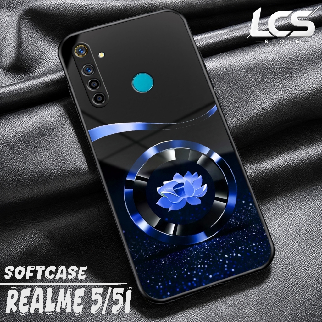 Softcase REALME 5 Casing Glossy REALME 5I Case Glossy Cessing Hp Protector Hp Accessories