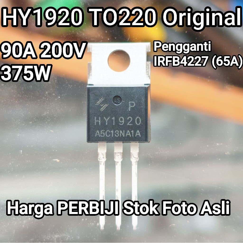MOSFET HY1920P HY1920 HY 1920 ต้นฉบับ HUAYI TO220 90A 200V เปลี่ยน IRFB4227