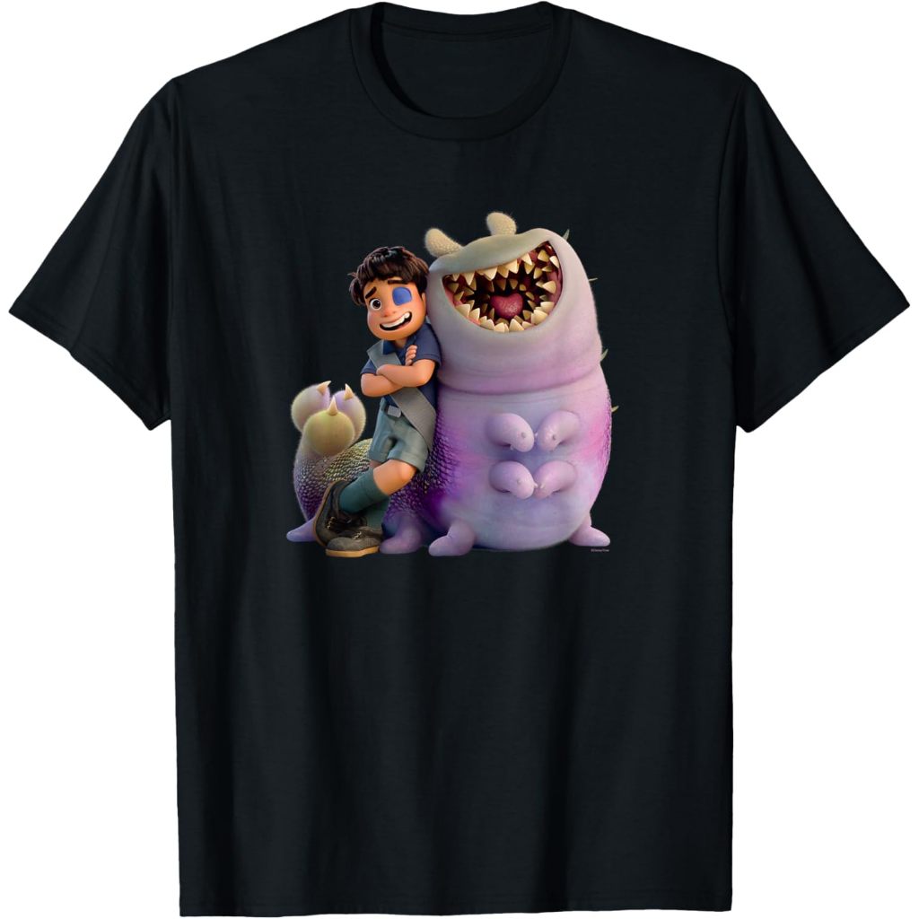 เสื้อยืด Disney and Pixar Kids Elio และ Glordon Alien Friends เสื้อยืด