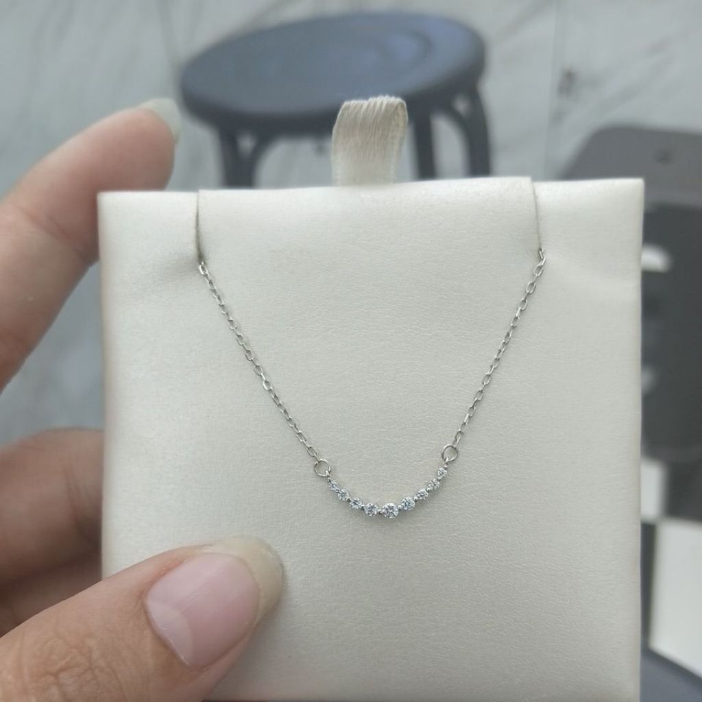 CLM สร้อยคอพลอยเต็มผู้ใหญ่ที่สวยงาม00059