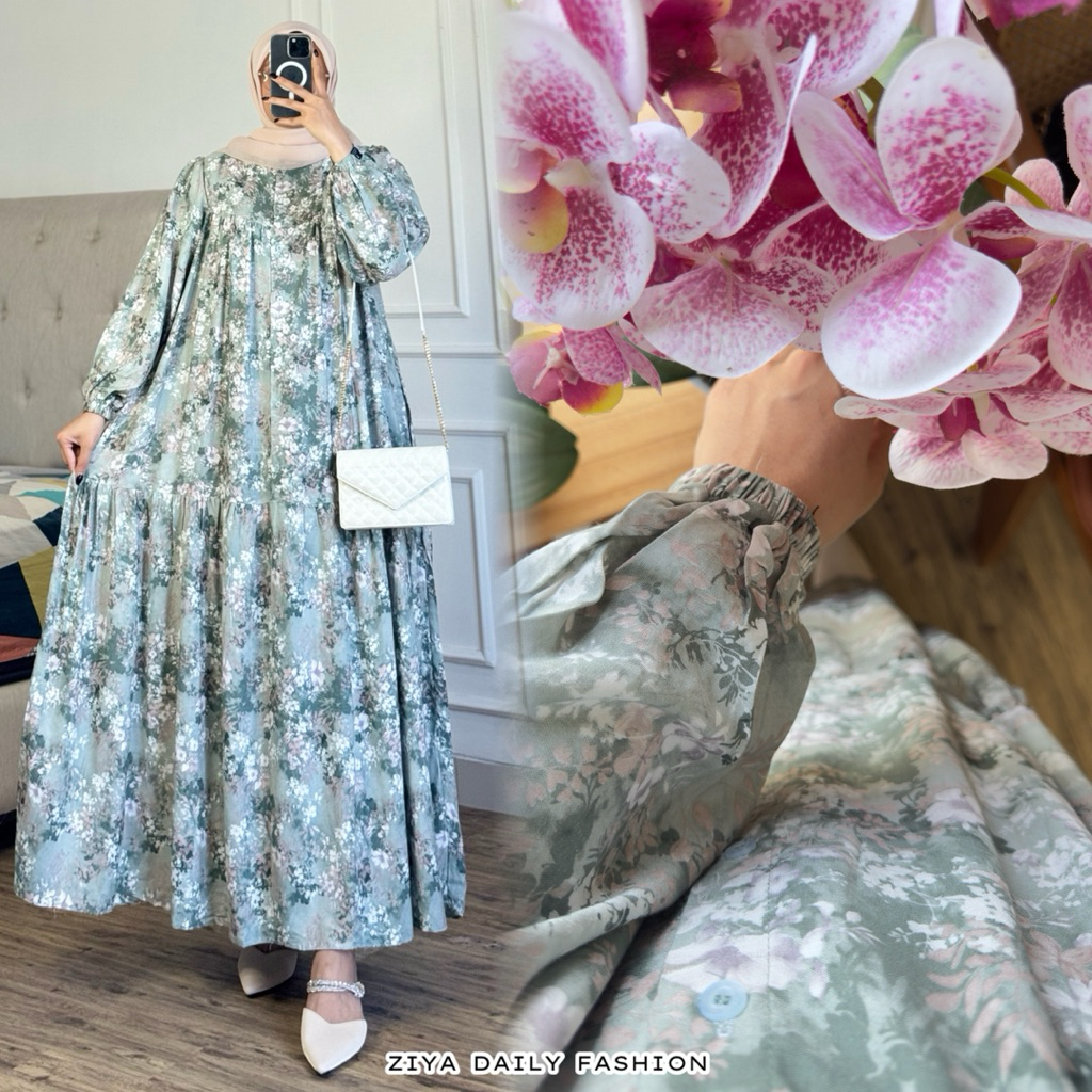 MEEDA MIDI DRESS BY ZIYA ~ ชุดเรยอน 2025