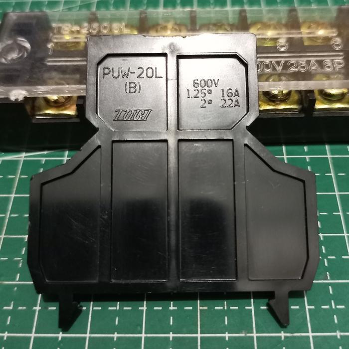 TOOYOKEN บล็อกเทอร์มินัลปลาย TOGI PUW-20L (B)