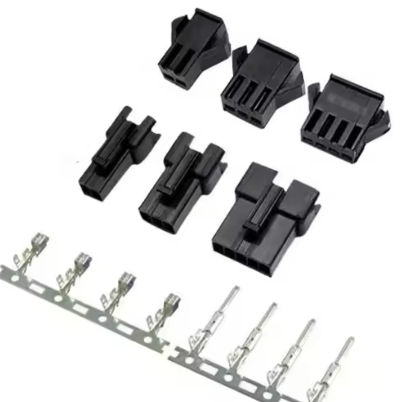 Jst Sm ซ็อกเก็ต Jst Sm 2.54 มม.ปลั๊กชุดชายหญิงชายหญิง Terminal 2P 2 Pin 3P 3 Pin 4P 4 Pin เหล็ก