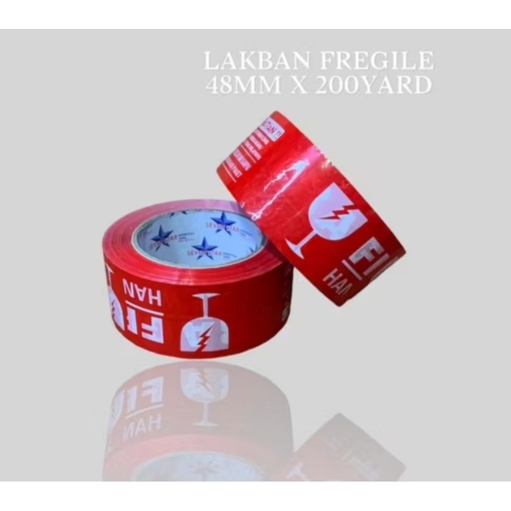 เทปจุ่ม SEVENSTAR FRAGILE 48MM X 200YARD 45MMx200YARD