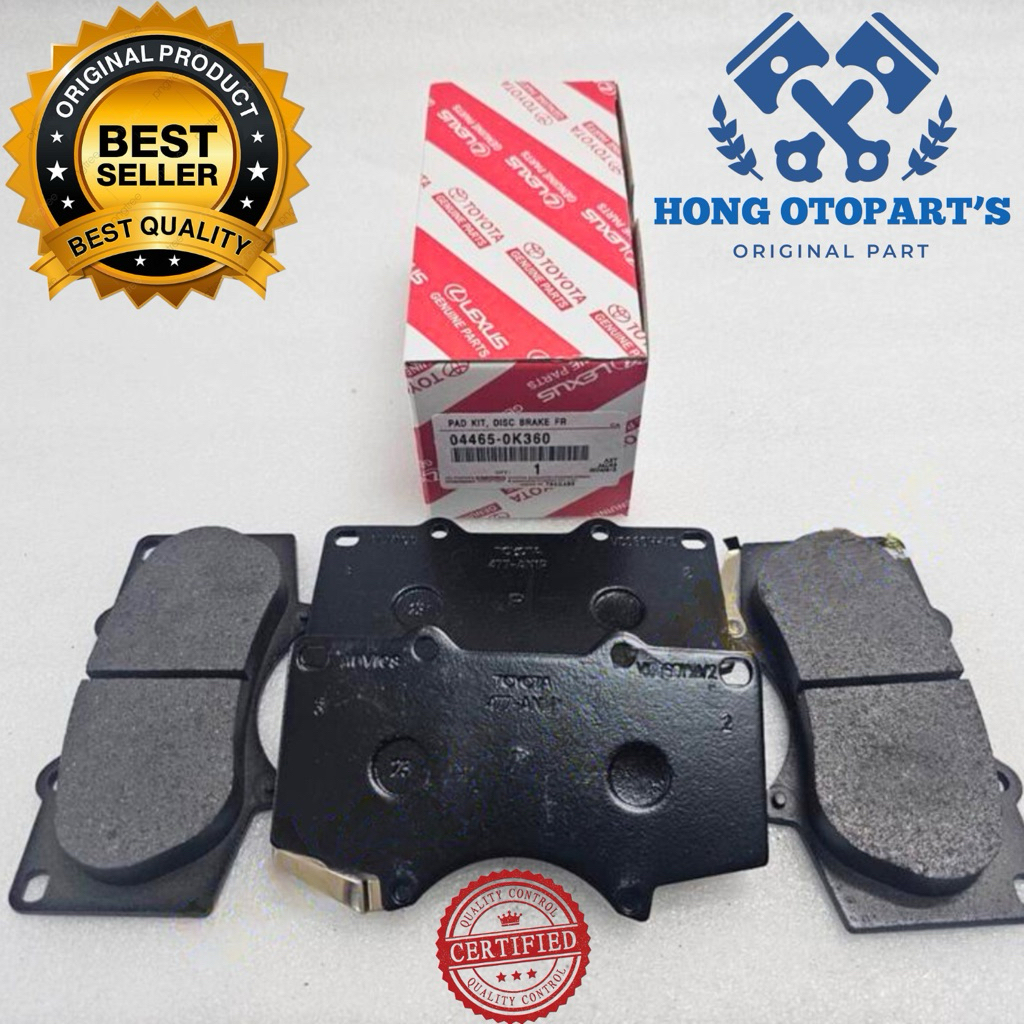 ผ้าเบรค ผ้าเบรคหน้า HILUX REVO 04465-0K360