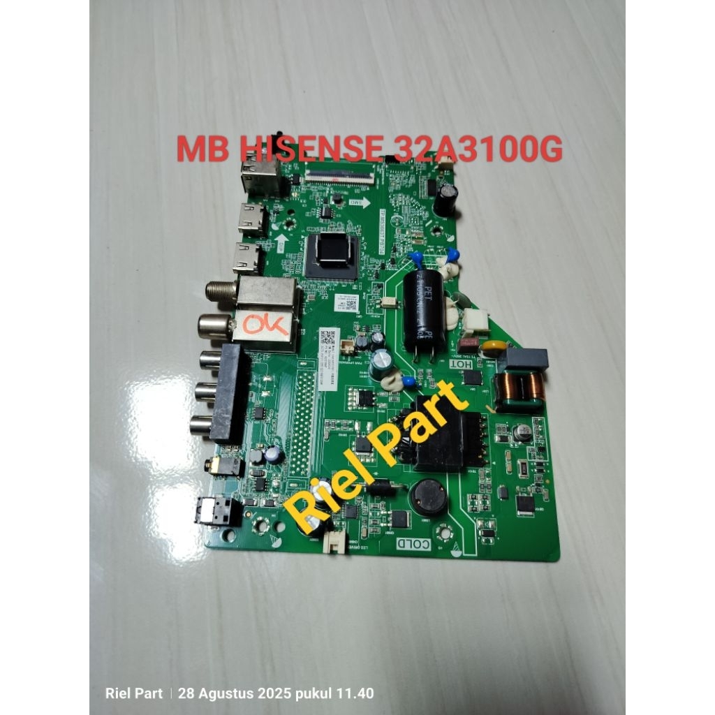 MESIN MB - เมนบอร์ด - MOBO - โมดูล - MOTHERBOARD - HISENSE LED TV MACHINE 32A3100G - 32A3100 G