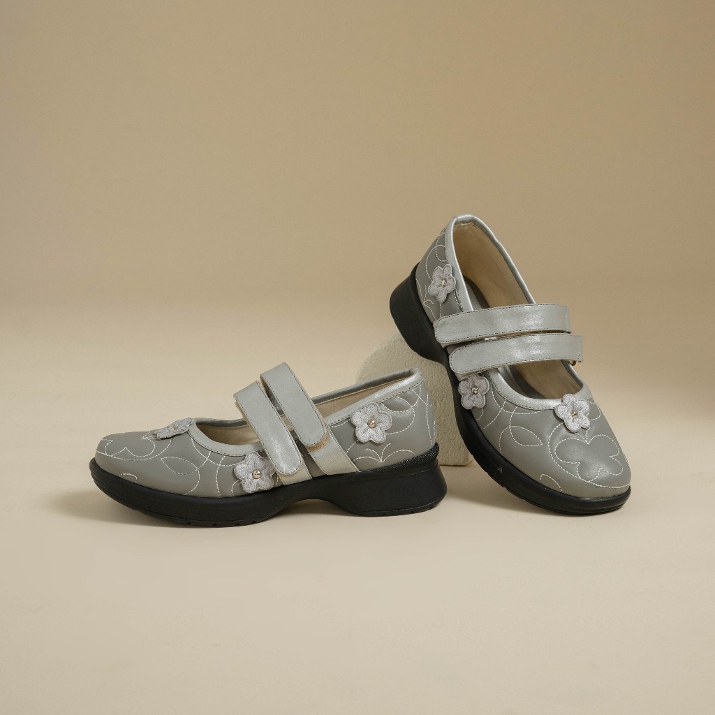 Dianable - รองเท้าผู้หญิงรองเท้าไม่มีส้น Alba Silver