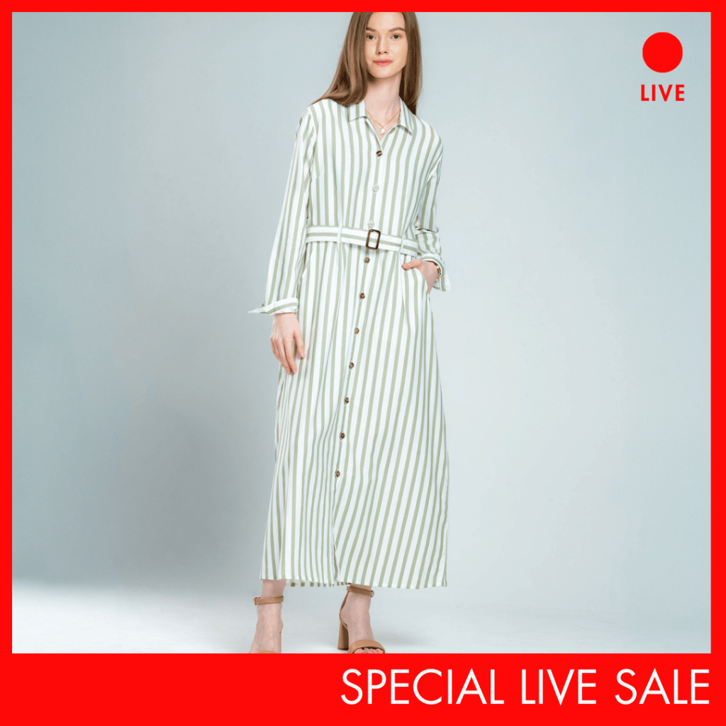 [CLEARANCE] Special Live C2 Zuriel Green Dress สําหรับผู้หญิง