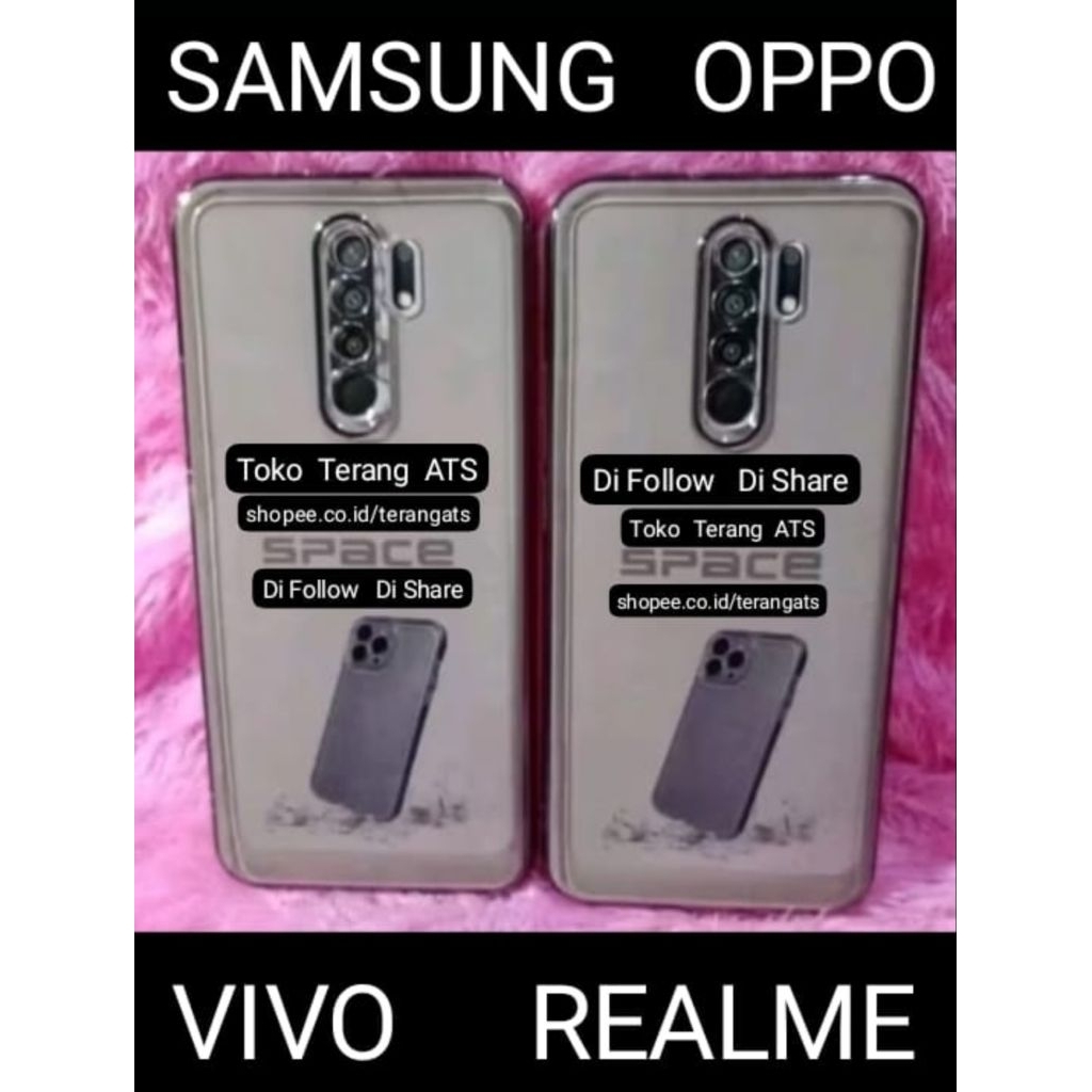 Silicone Space Tpu Black Transparent Casing Skin Handphone Samsung A06 4G Samsung A06 5G Silicone So