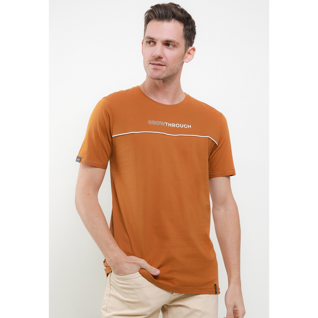 X8 Wilis T-Shirt - เสื้อยืดแขนสั้นสีน้ําตาลสําหรับผู้ชาย - Family Collection