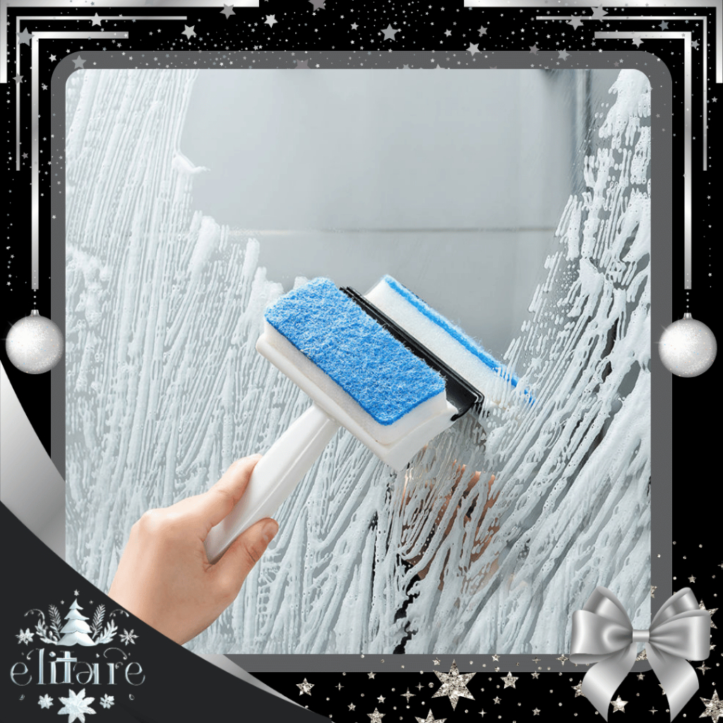 ELITAIRE GLASS CLEANER 2 IN 1 แปรงแก้ว MIRROR CLEANER WIPER ทําความสะอาดเครื่องมือ / น้ํายาเช็ดกระจก