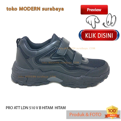 PRO ATT LDN 510 VB รองเท้าผ้าใบโรงเรียนเด็กแบบกาวอินเทรนด์