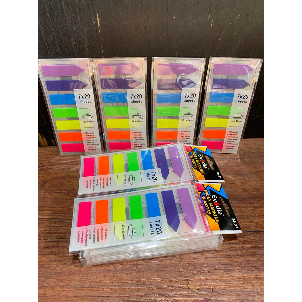 POST IT ARROW / STICKY NOTE ARROW SIGN HERE / ป้ายบันทึกลูกศรพลาสติก HERE