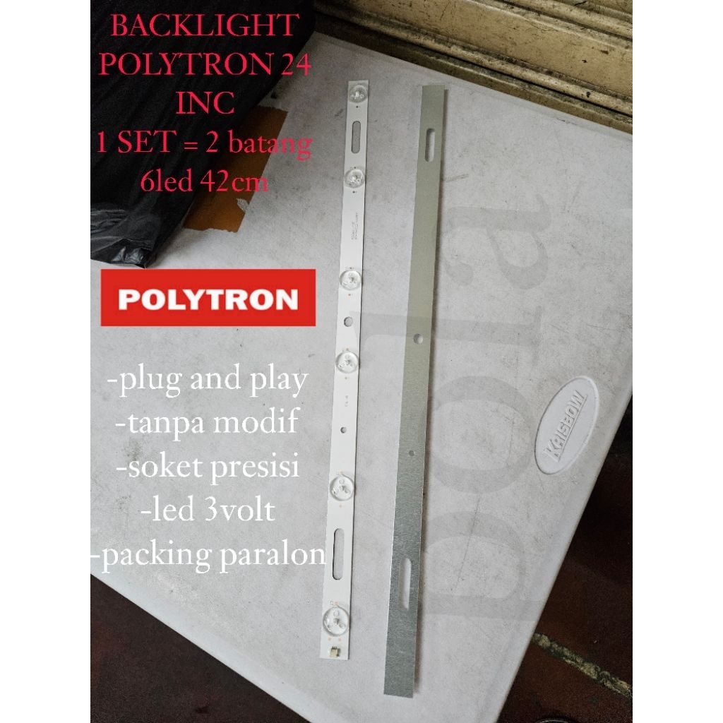 POLYTRON LED TV BACKLIGHT 24 INC PLD 24D123 24D900 24D901 24D900 BL LAMP 6K 3V 24D301 24D8511 24D852