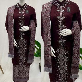 TUNIK BUSUI FULL PAYET ZIG-ZAG HANA | STELAN KEBAYA PAYET ZIG-ZAG | KEBAYA TERLARIS