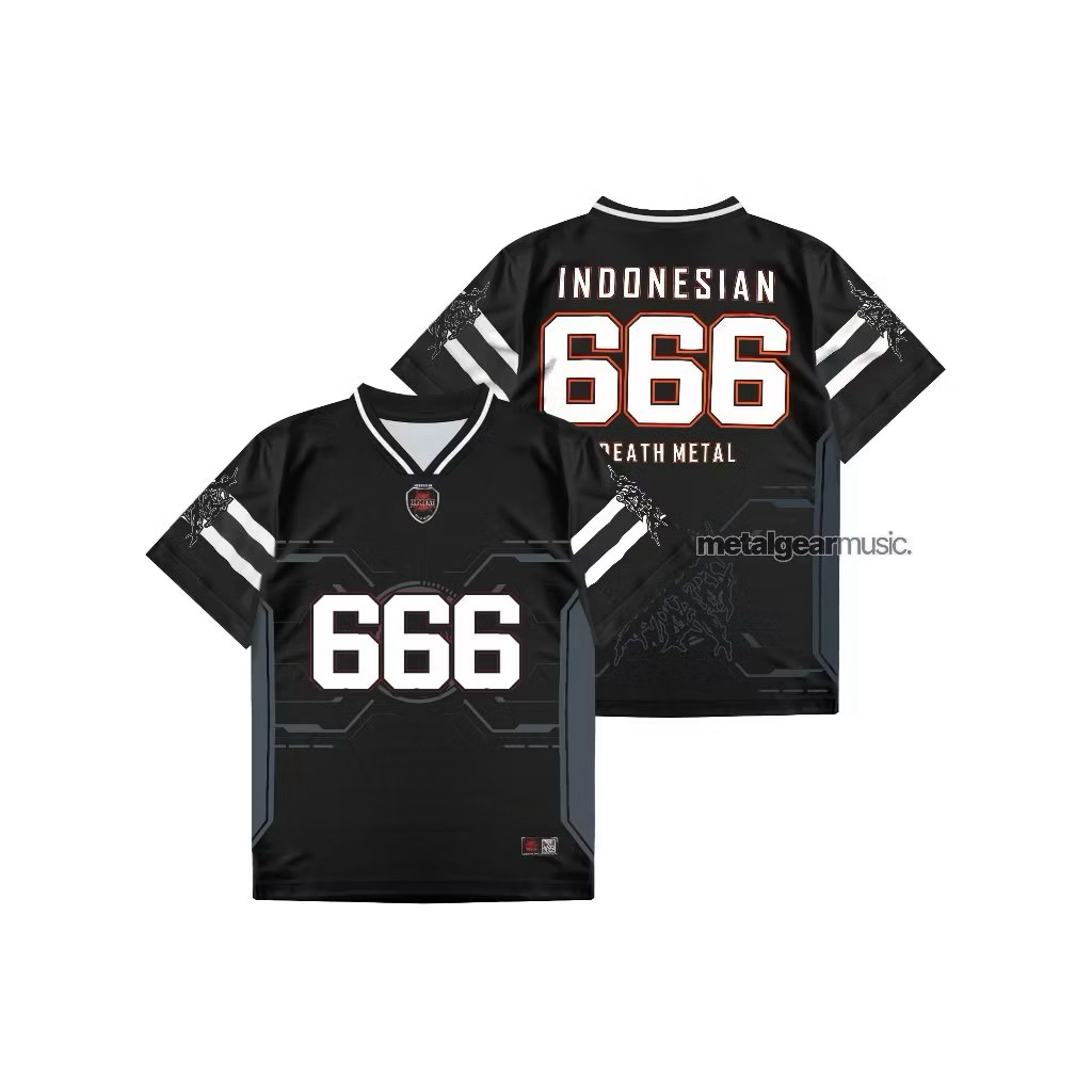 INDONESIAN DEATH METAL IDDM 666 - เสื้อแข่งต้นฉบับ Released By Official IDDM X MG