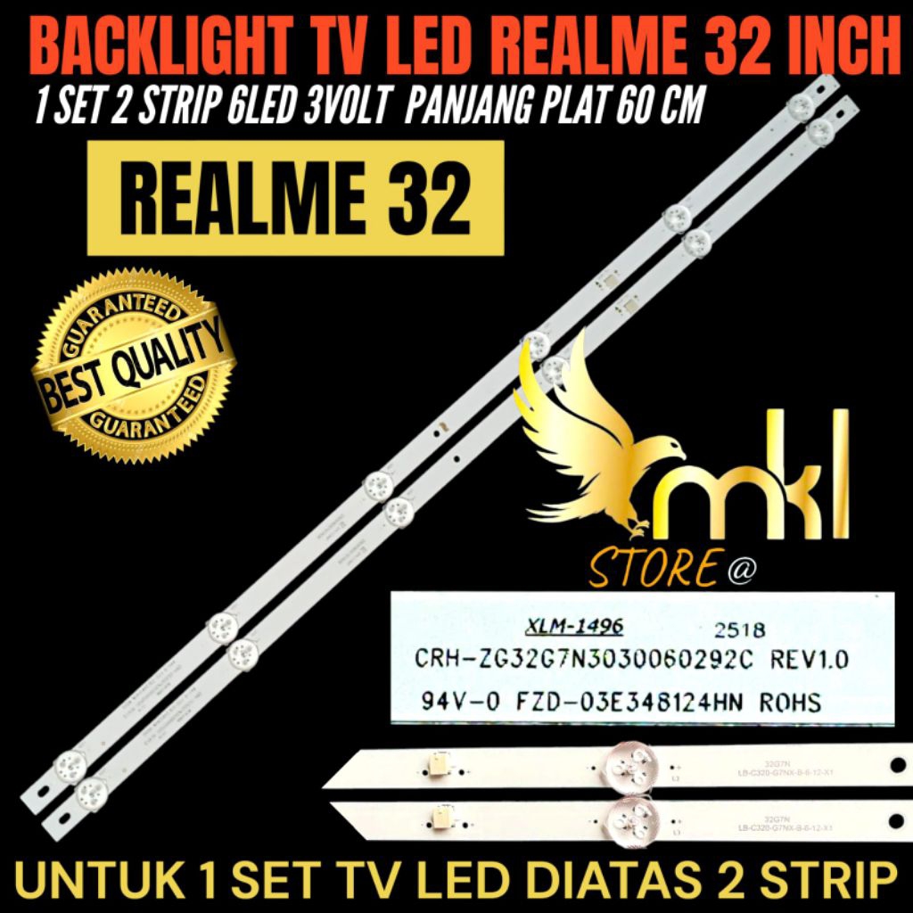BACKLIGHT TV 32 INCH REALME TV 32 INCH