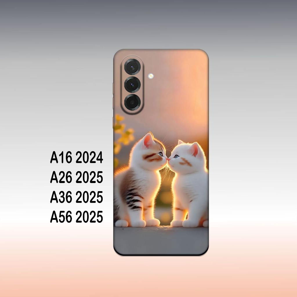 Softcase samsung A16 / A26 / A36 / A56 / A76 _เคสโทรศัพท์ซิลิโคนยืดหยุ่นสีดํา