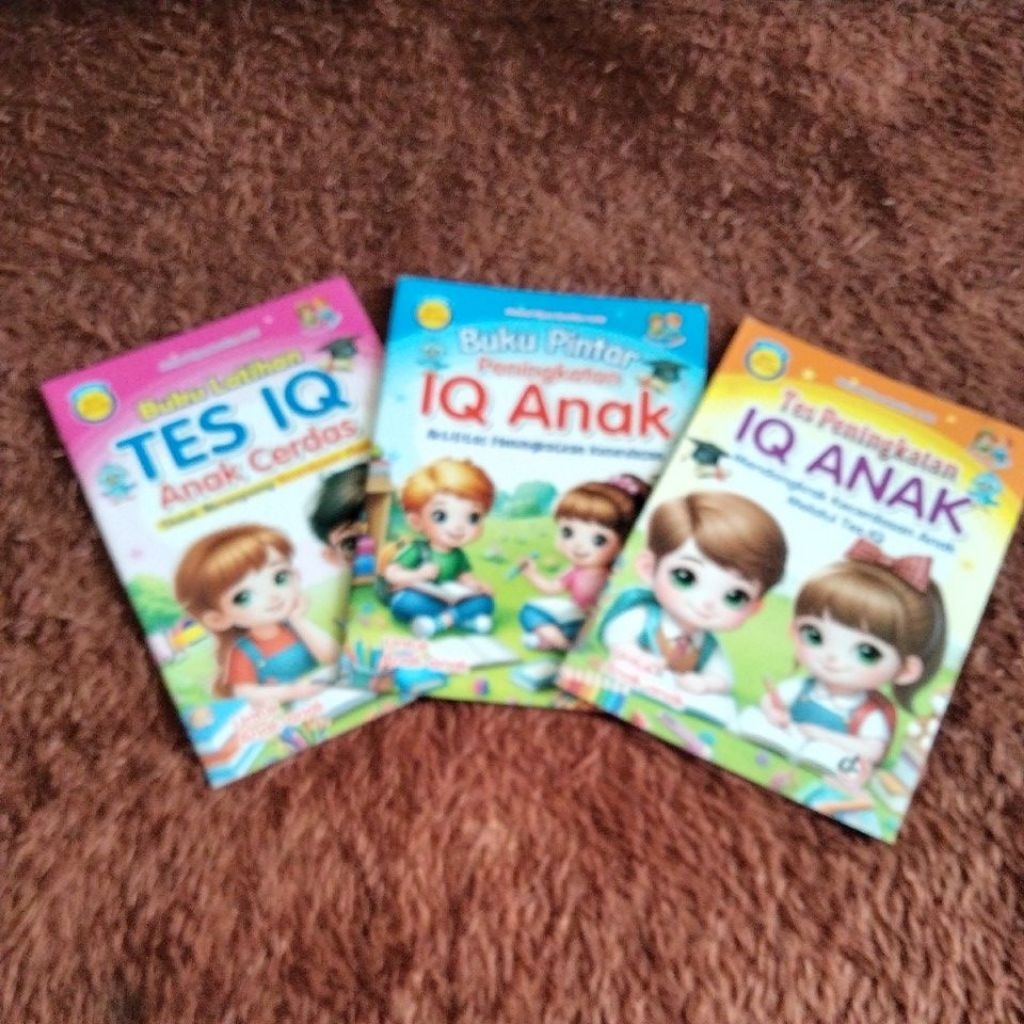 หนังสือ IQ TEST 3 เล่ม RP 12 000