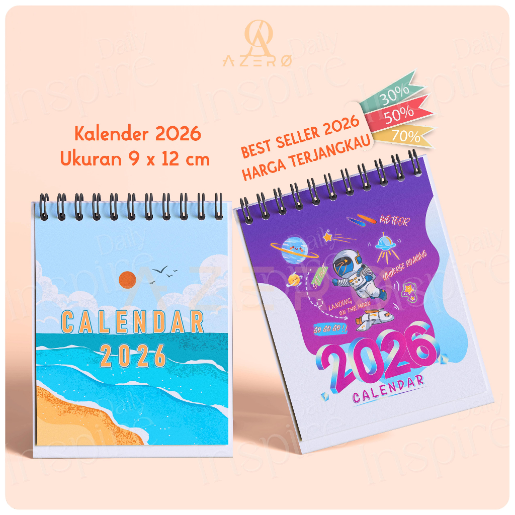 ใหม่ล่าสุด AESTHETIC AND CUTE 2026 DESK CALENDAR / MINI SIZE 2026 DESK CALENDAR / AESTHETIC CALENDAR