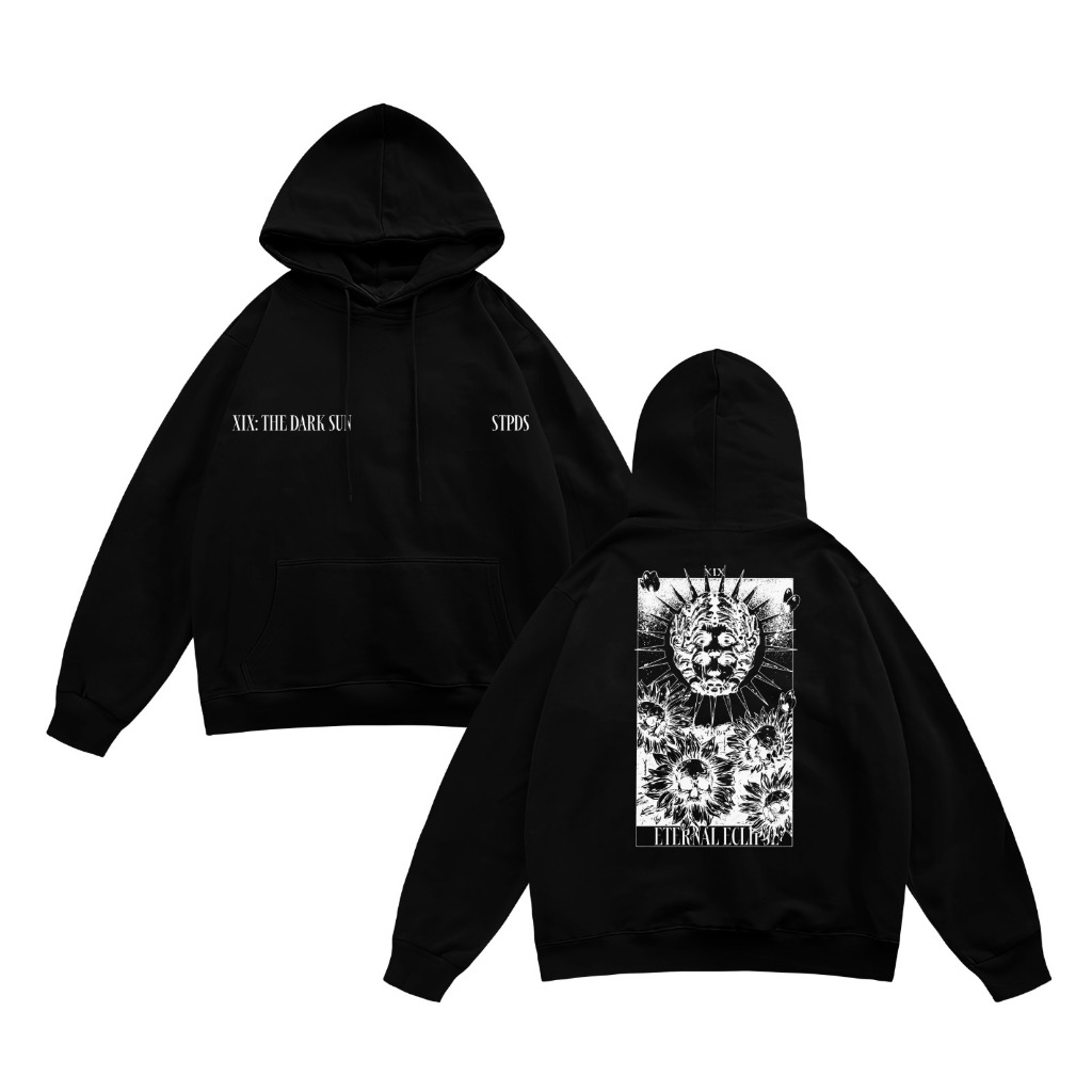 เสื้อฮู้ดสตรีทแวร์พิมพ์ลาย Eternal Eternal Eclipse, Premium Unisex