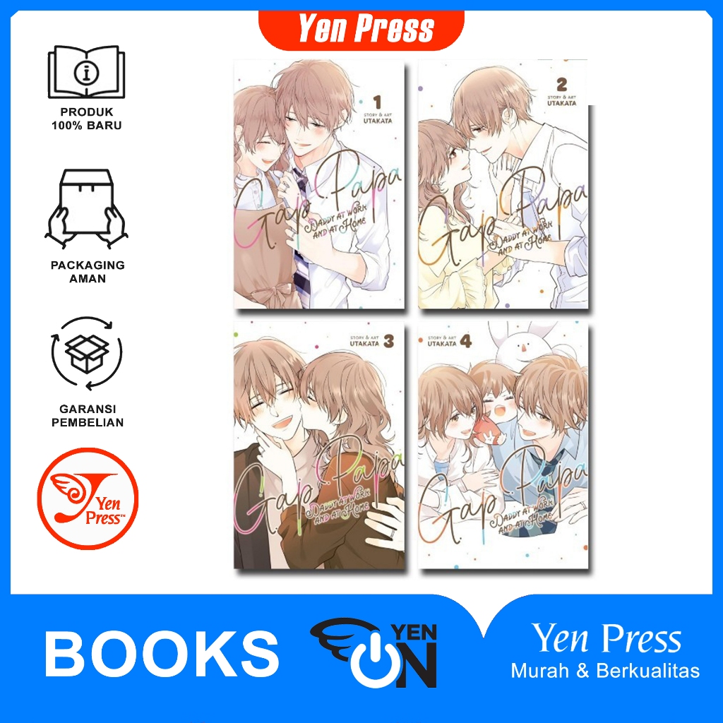 Gap Papa Comic: Daddy at Work and at Home (ซีรีส์ 4 เล่ม)